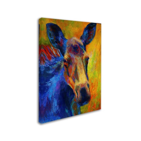 Marion Rose 'Moose Head' Canvas Art,24x32